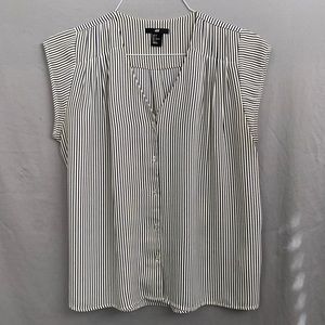 H&M cap sleeve top